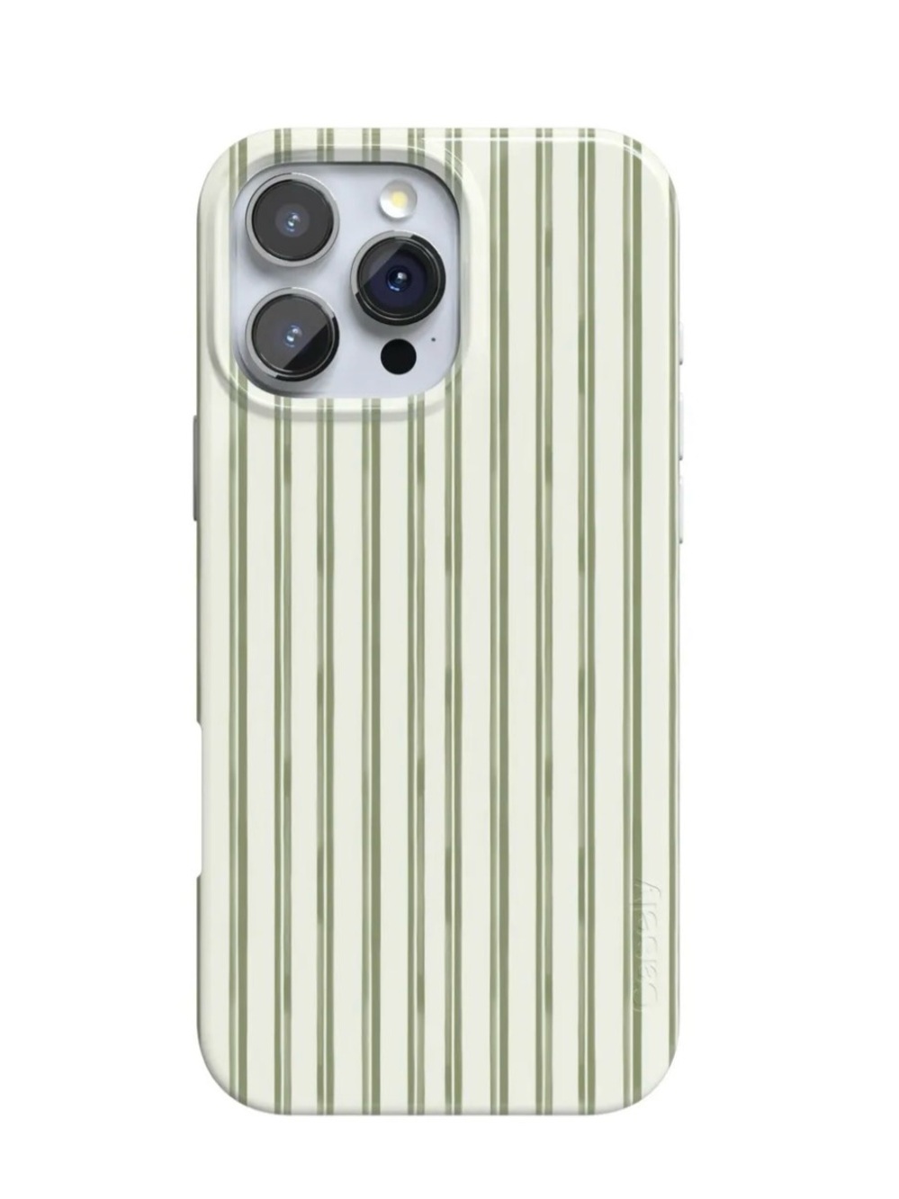 Casely linen stripe phone case